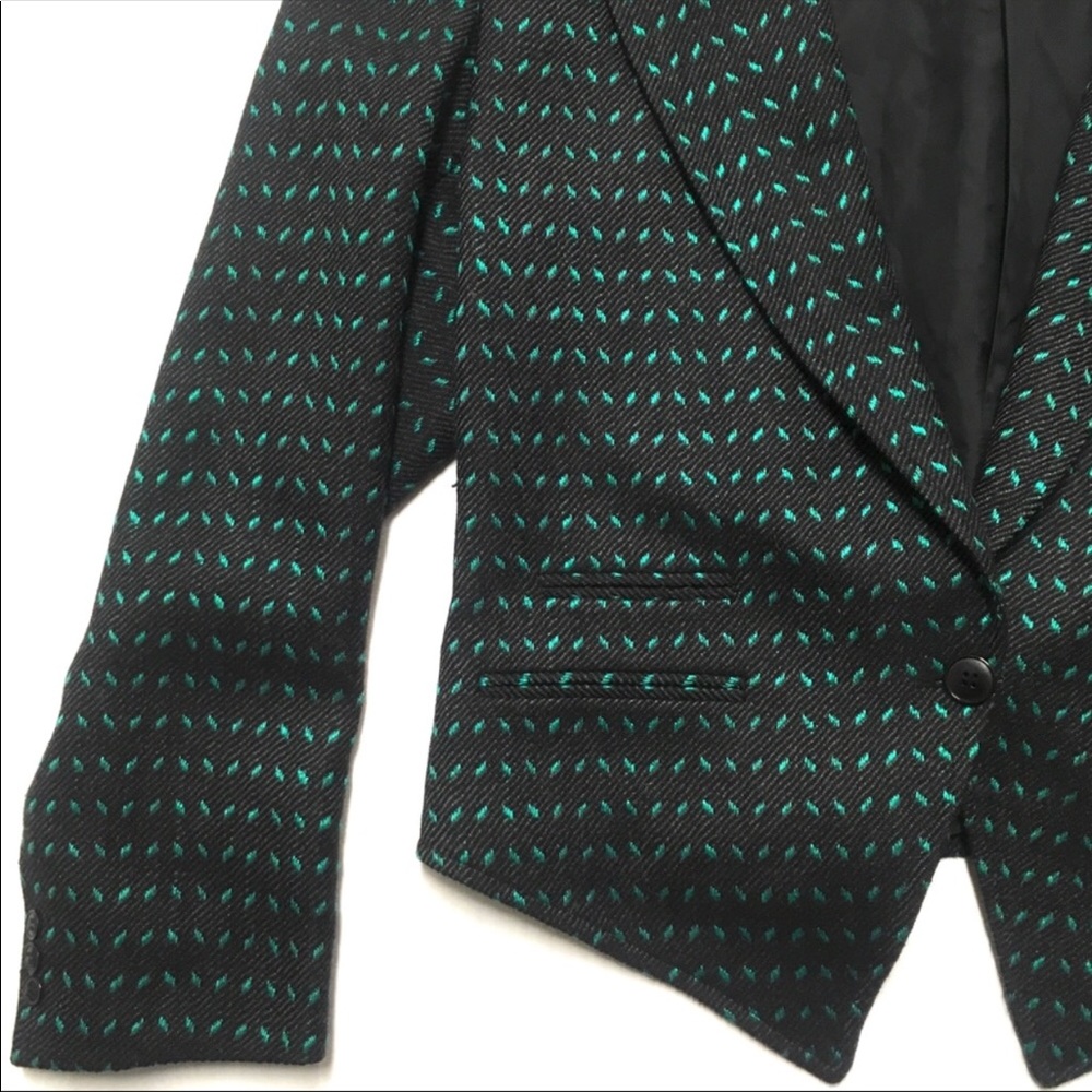 Olivier Strelli Belgium wool tuxedo blazer 12 L - Picture 2 of 8
